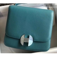 New Product Hermes 2002 - 26 Bag Denim Blue In Evercolor Calfskin With Adjustable Strap H42620