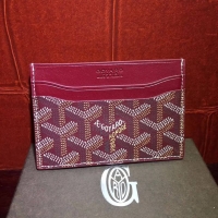 Top Sales Goyard Card Holder 020090 Burgundy