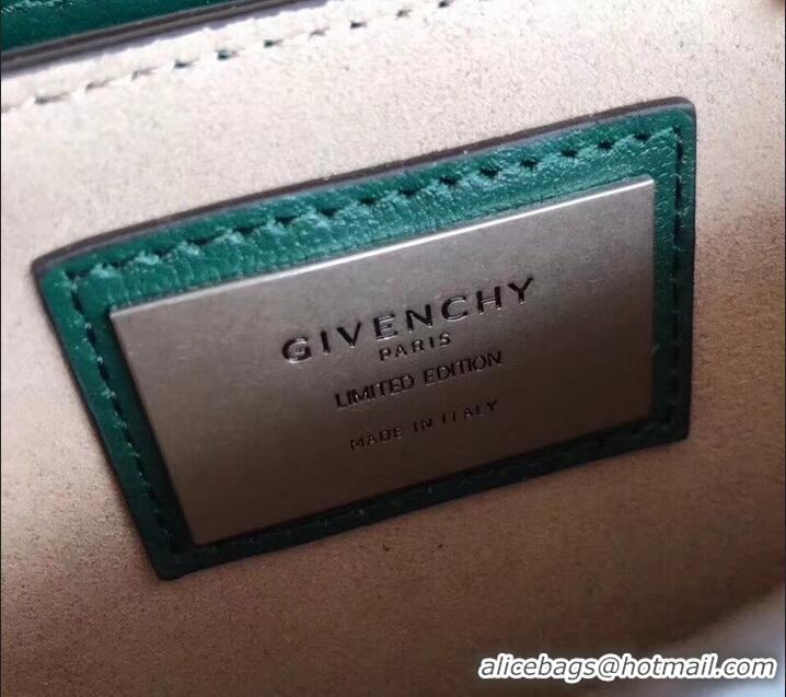 Cheap Price Givenchy GV3 Lambskin Shoulder Bag 501449 Green