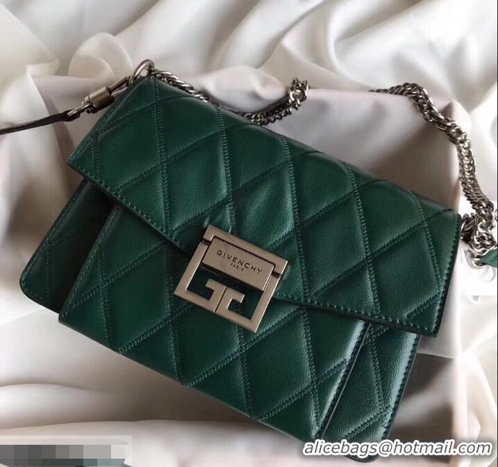 Cheap Price Givenchy GV3 Lambskin Shoulder Bag 501449 Green