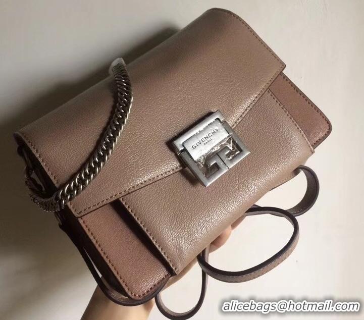 Durable Givenchy GV3 Lambskin Shoulder Bag 501455 Taupe