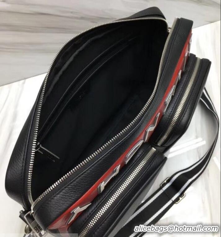 Best Price Givenchy Reverse Zippered Messenger Bag 501516 Black/Red