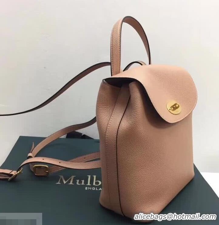 Grade Mulberry Mini Bayswater Classic Grain Backpack HH51138 Nude