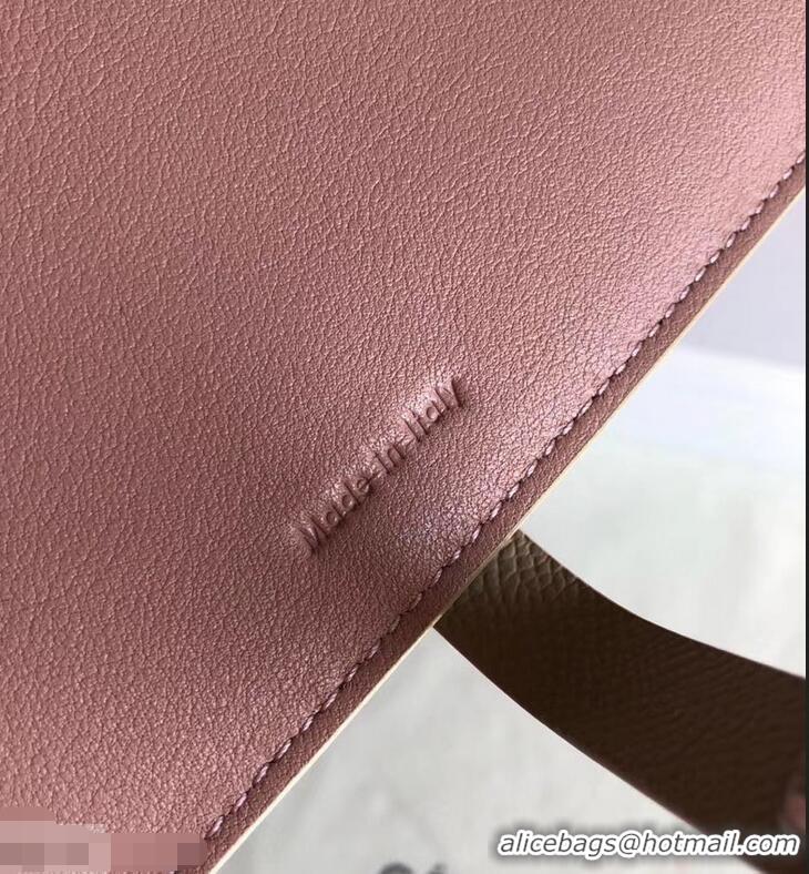Cheapest Celine Bicolour Large Strap Multifunction Wallet 952101 Camel/Pink​