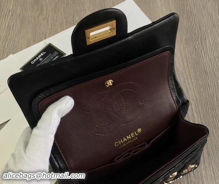 Fashion Chanel 2.55 Reissue Aged small Calfskin flap Bag with lucky charms 503112