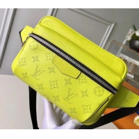 New Product louis vuitton Outdoor Bumbag yellow in taiga leather M30251