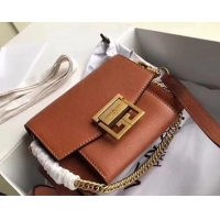 Best Price Givenchy GV3 Lambskin Mini Shoulder Bag 501456 Brown