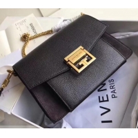 Good Quality Givenchy GV3 Lambskin Shoulder Bag 501459 Black/Gold