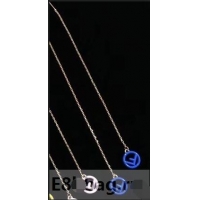 Top Quality Fendi F Is Fendi Long Chain Earrings F924280 Blue