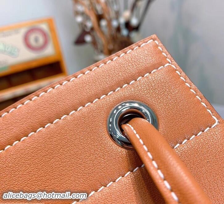Popular Style Hermes Aline Mini Bag in Swift Calfskin 601038 Brown