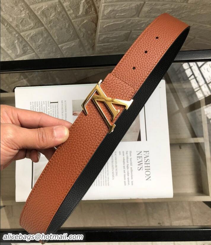 Crafted Louis vuitton initiales 40mm reversible belt 931023