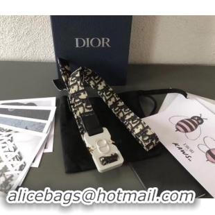 Trendy Design Dior Width 2.5cm Belt with Square CD Buckle in 931043 Oblique Canvas