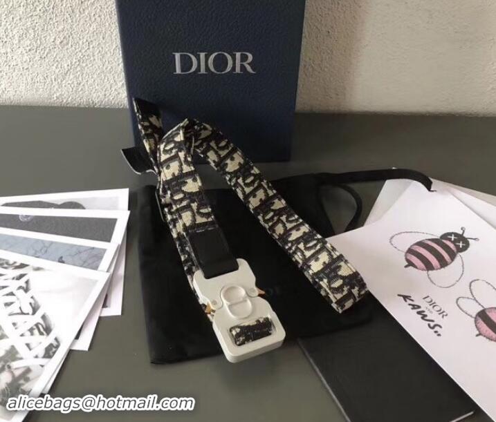 Trendy Design Dior Width 2.5cm Belt with Square CD Buckle in 931043 Oblique Canvas