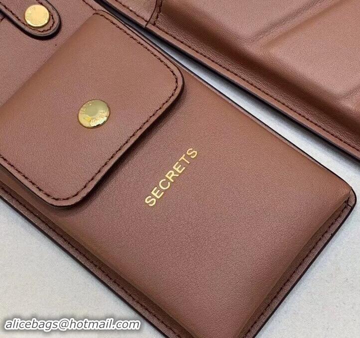 Best Product Fendi Multi-accessory Leather Belt Bag 931055 Brown 2019