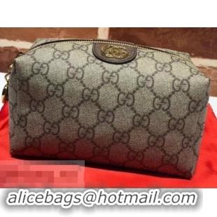 Stylish Gucci Double G Ophidia GG Cosmetic Case 548393 Coffee 2019