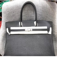 Reasonable Price HERMES BIRKIN 40 BLACK IN ORIGINAL TOGO LEATHER WITH SILVER HARDWARE 601024