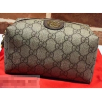 Stylish Gucci Double G Ophidia GG Cosmetic Case 548393 Coffee 2019