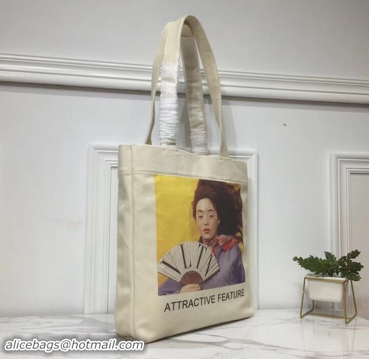 New Fashion Valentino Canvas Shopper Tote Bag Attractive Feature Print in Collaboration with Izumi Miyazaki 181623 2019