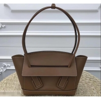 Pretty Style Bottega Veneta Arco 33 Bag in French Calf Top Handle Bag 170201 Brown 2019