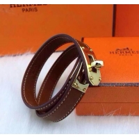 Top Grade Hermes Genuine Leather Bracelet HM0013C