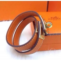 Durable Faux Hermes Genuine Leather Bracelet HM0013D