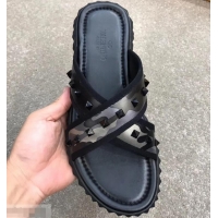 Low Cost Valentino Men's Crossover Slide Sandals Camo H701068