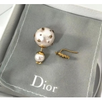 Fashion Dior Tribales Asymmetric Bead and Shooting Star Earrings J717015