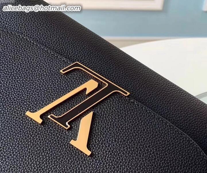 Discount Fashion Louis Vuitton Soft Calfskin Volta Messenger Bag M53771 Black 