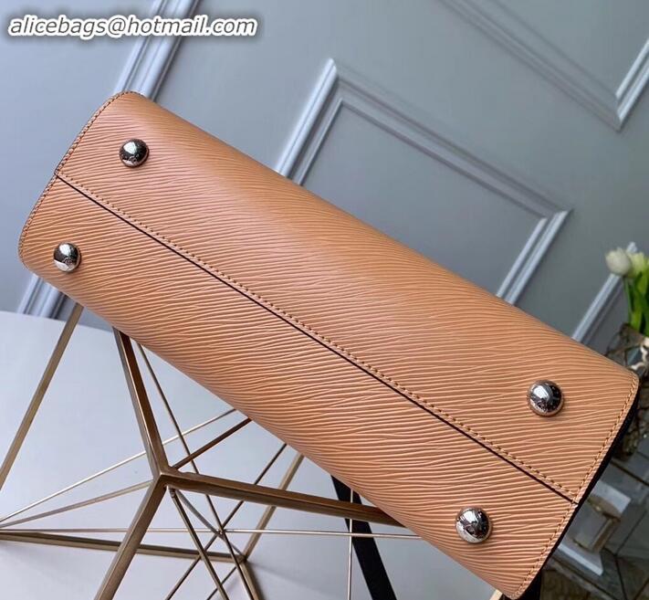 Trendy Design Louis Vuitton Epi Leather Twist Tote Bag M51846 Camel