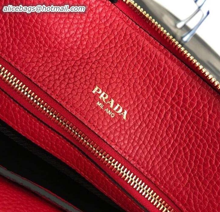 Duplicate PRADA Calf leather TOTE bag 1BA157 red