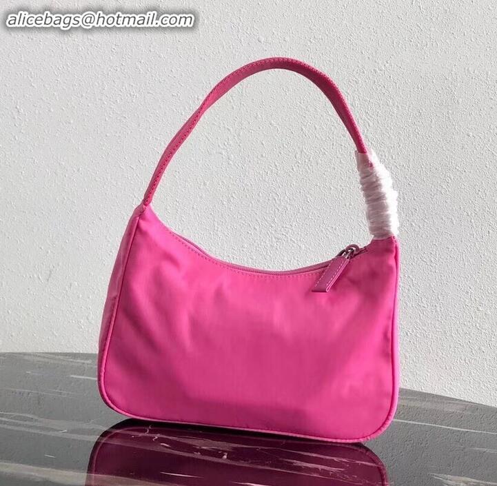 Sumptuous Prada Nylon Hobo Bag MV515 Pink 2019