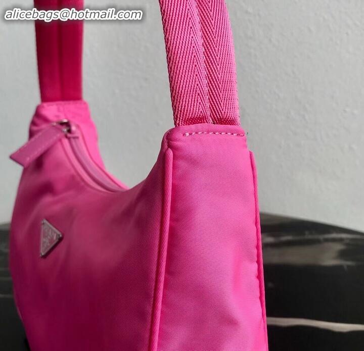 Sumptuous Prada Nylon Hobo Bag MV515 Pink 2019