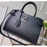 Unique Louis Vuitton Epi Leather Twist Tote Bag M54810 Black