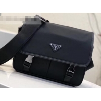 Good Product Prada Nylon Shoulder Bag 2VD769 Black 2019