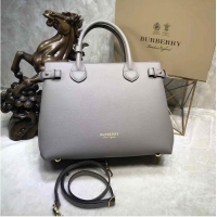 Classic Discount Best BurBerry Leather Tote Bag 5559 Grey