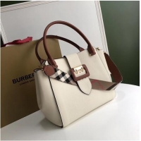 Expensive Grade BURBERRY Medium Banner tote bag 0221 white