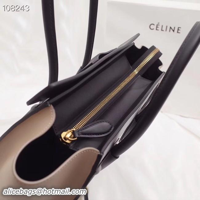 Luxury Discount Celine Luggage Boston Tote Bags All Calfskin Leather C0189-2