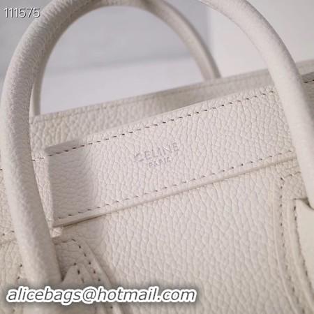 Luxury Quality CELINE NANO LUGGAGE BAG IN LAMINATED LAMBSKIN 189244-24