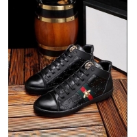 Shoulder Carry Gucci Shoes Men High-Top Sneakers GGsh160