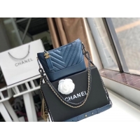 Top Quality Chanel gabrielle small hobo bag A91810 blue