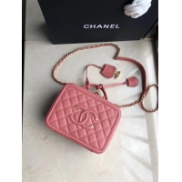 Luxury Classic Chanel Cosmetic Bag A93343 Pink
