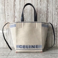 Good Product Celine MADE IN TOTE IN TEXTILE 2206 blue