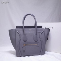 Newest CELINE MICRO LUGGAGE HANDBAG IN LAMINATED LAMBSKIN 167793-13