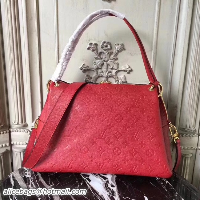 Shop Duplicate Louis vuitton original mongram empreinte PONTHIEU PM M43721 Red