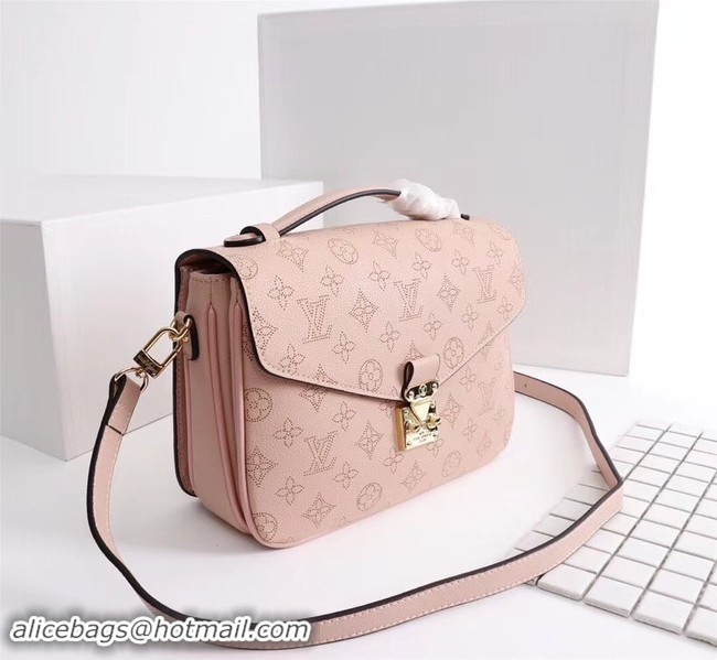 Low Cost Louis Vuitton Mahina Leather POCHETTE METIS M40780 Pink
