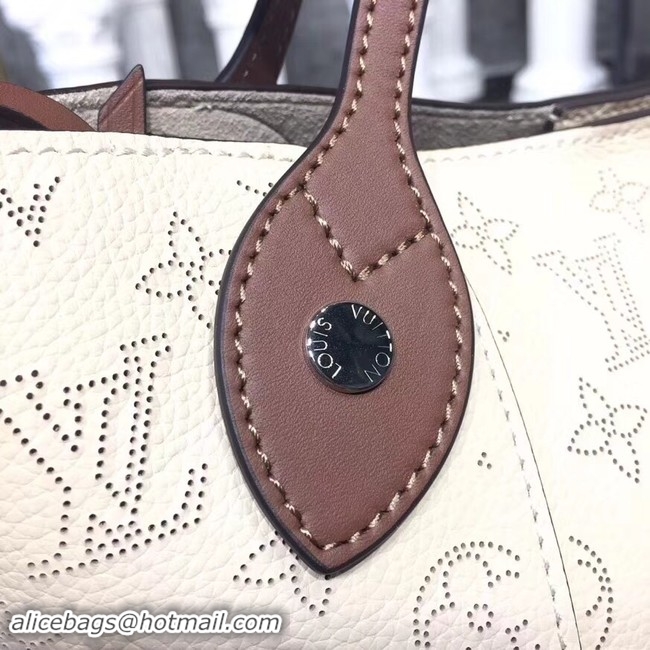 Grade Quality Louis Vuitton original Mahina Leather Tote Bag 54351 Cream