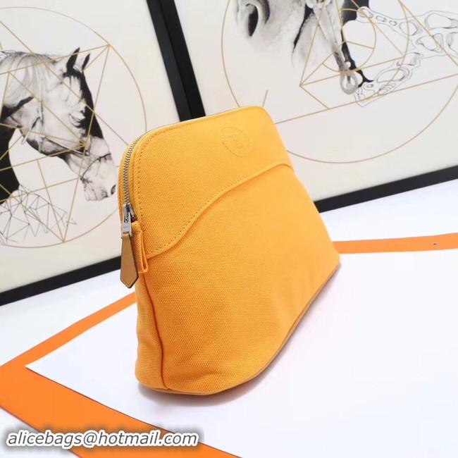 Classic Specials Hermes Cosmetic Bag H3699 Yellow