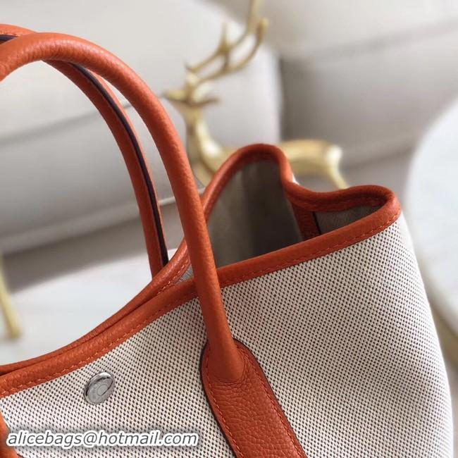 Good Product Hermes Garden Party 36cm Tote Bags Original Leather A3698 Orange