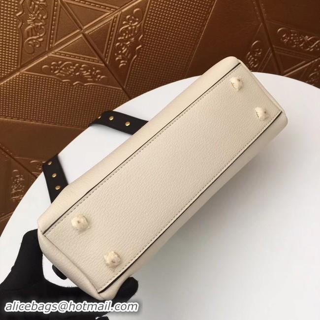 Luxury Prada Calf leather shoulder bag 2032 white