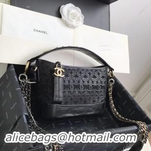 Top Quality Chanel gabrielle small hobo bag A0865 black